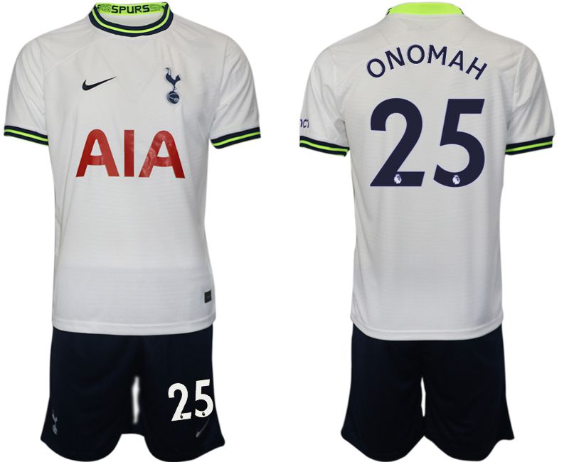 Men 2022-2023 Club Tottenham Hotspur home white #25 Soccer Jersey->customized soccer jersey->Custom Jersey
